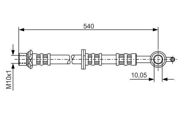 BOSCH 1 987 476 837 Brake Hose