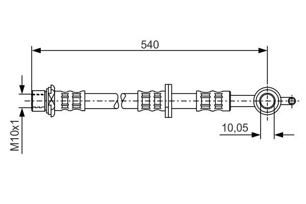 BOSCH 1 987 476 838 Brake Hose