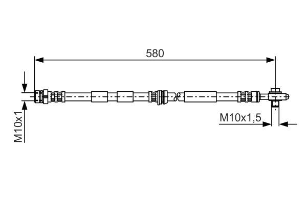 BOSCH 1 987 476 849 Brake Hose