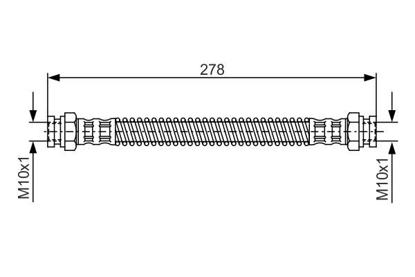 BOSCH 1 987 476 850 Brake Hose