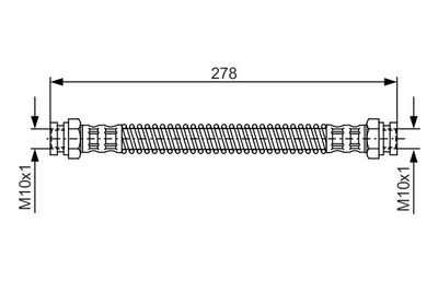 Brake Hose BOSCH 1 987 476 850