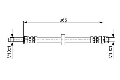 Brake Hose BOSCH 1 987 476 851