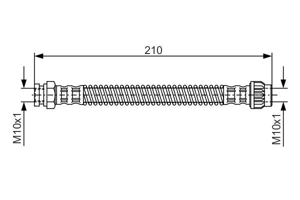 BOSCH 1 987 476 867 Brake Hose