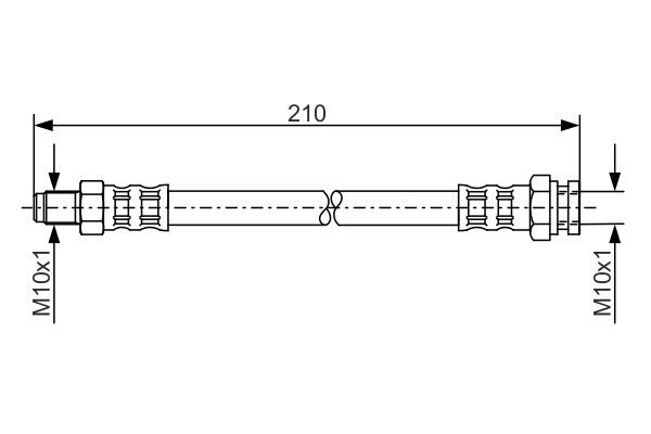 BOSCH 1 987 476 877 Brake Hose