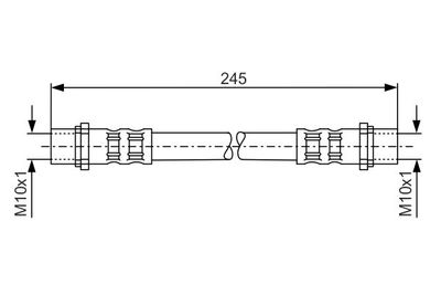 Brake Hose BOSCH 1 987 476 904