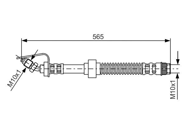 BOSCH 1 987 476 906 Brake Hose