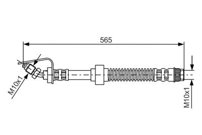 Brake Hose BOSCH 1 987 476 906