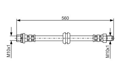 Brake Hose BOSCH 1 987 476 923