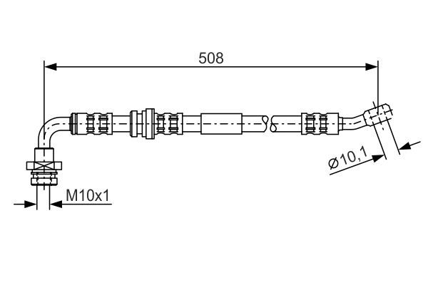 BOSCH 1 987 476 932 Brake Hose