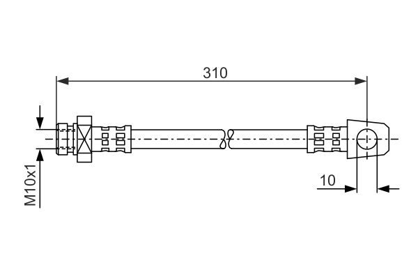BOSCH 1 987 476 957 Brake Hose