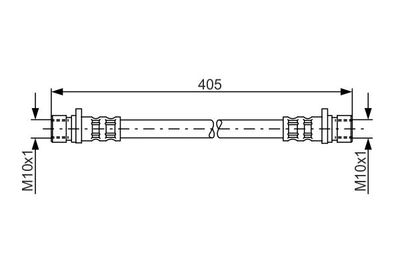 Brake Hose BOSCH 1 987 476 980