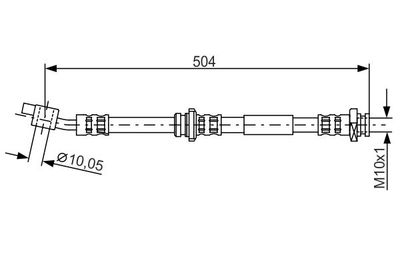 Brake Hose BOSCH 1 987 476 996