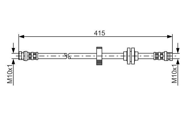 BOSCH 1 987 476 999 Brake Hose