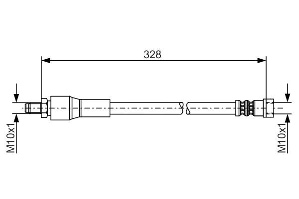 BOSCH 1 987 481 001 Brake Hose