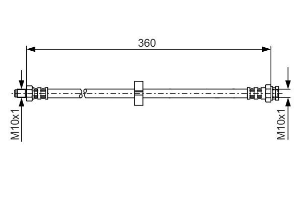 BOSCH 1 987 481 002 Brake Hose