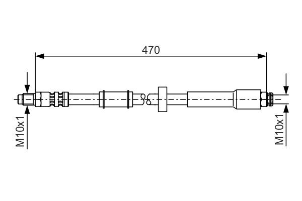 BOSCH 1 987 481 004 Brake Hose