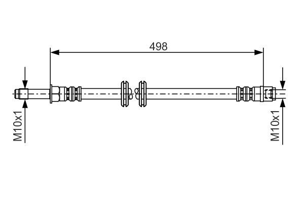 BOSCH 1 987 481 006 Brake Hose