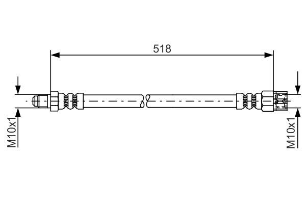 BOSCH 1 987 481 007 Brake Hose