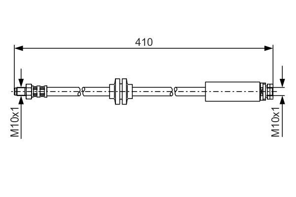 BOSCH 1 987 481 022 Brake Hose