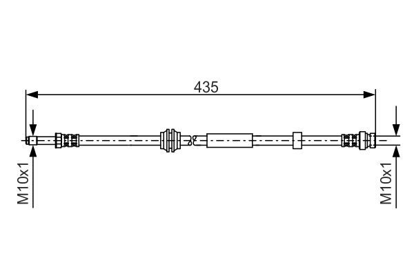 BOSCH 1 987 481 023 Brake Hose