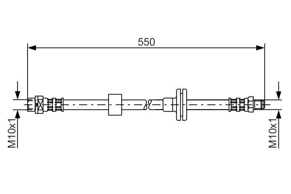 BOSCH 1 987 481 056 Brake Hose