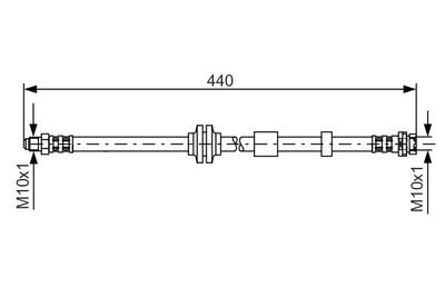 Brake Hose BOSCH 1 987 481 059