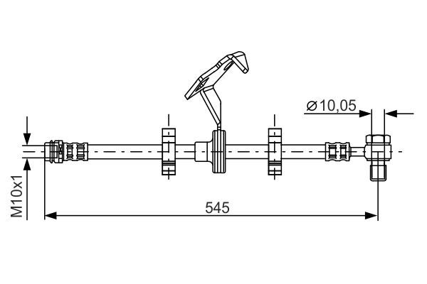 BOSCH 1 987 481 078 Brake Hose