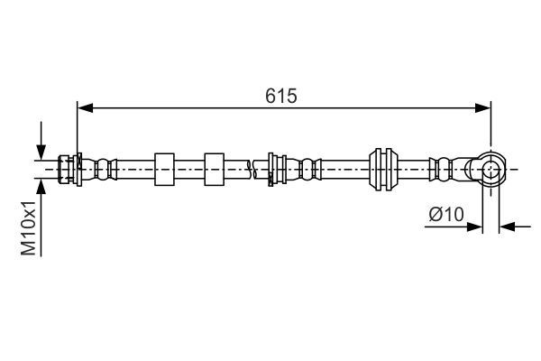 BOSCH 1 987 481 088 Brake Hose