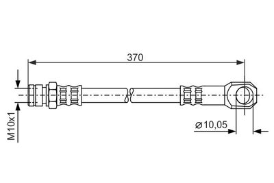 Brake Hose BOSCH 1 987 481 094