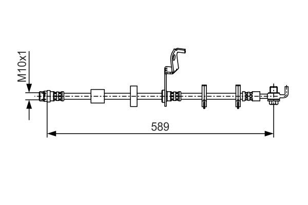 BOSCH 1 987 481 102 Brake Hose