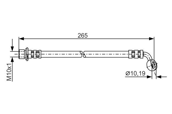 BOSCH 1 987 481 127 Brake Hose