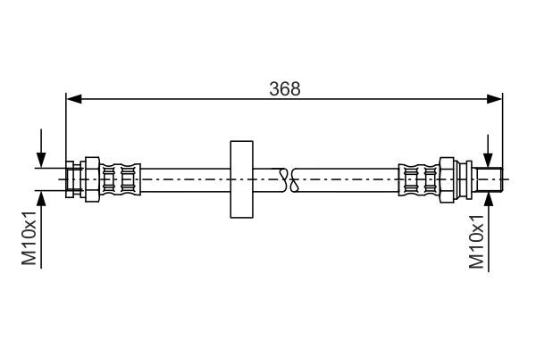 BOSCH 1 987 481 180 Brake Hose