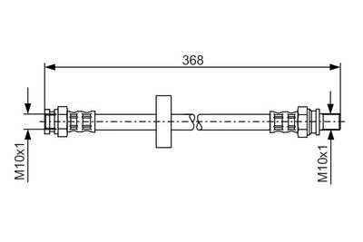 Brake Hose BOSCH 1 987 481 180