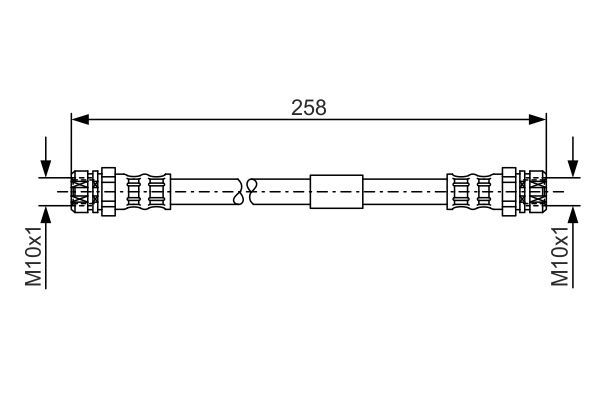 BOSCH 1 987 481 369 Brake Hose