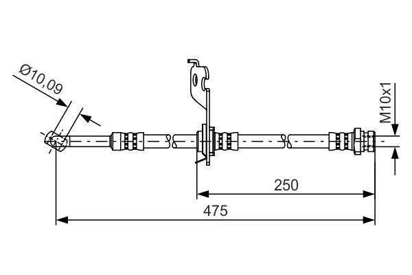 BOSCH 1 987 481 393 Brake Hose