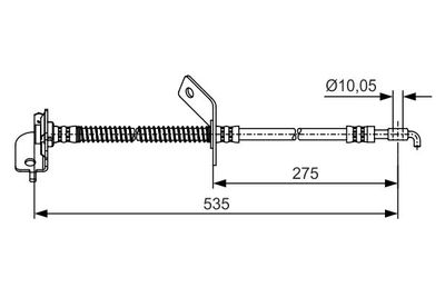 Brake Hose BOSCH 1 987 481 414