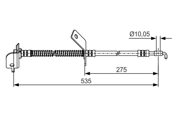 BOSCH 1 987 481 415 Brake Hose
