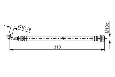 Brake Hose BOSCH 1 987 481 416