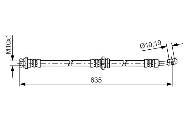 BOSCH 1 987 481 433 Brake Hose