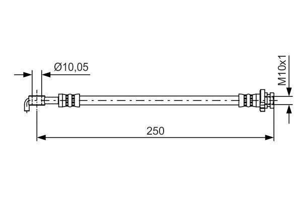 BOSCH 1 987 481 434 Brake Hose