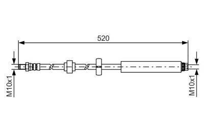 Brake Hose BOSCH 1 987 481 436