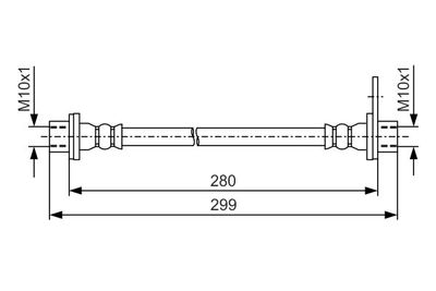 Brake Hose BOSCH 1 987 481 440