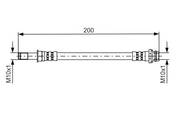 BOSCH 1 987 481 443 Brake Hose