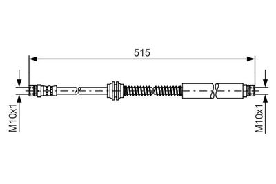 Brake Hose BOSCH 1 987 481 447