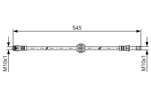 BOSCH 1 987 481 454 Brake Hose