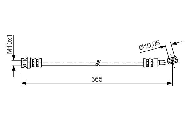 BOSCH 1 987 481 456 Brake Hose