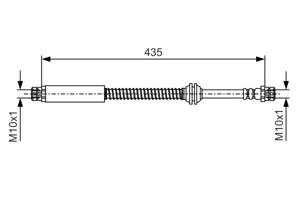 BOSCH 1 987 481 459 Brake Hose