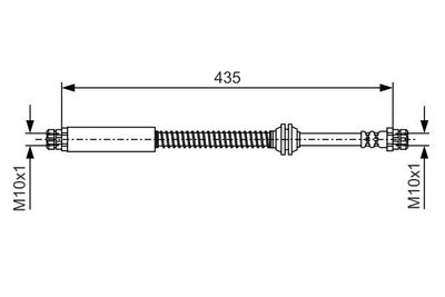 Brake Hose BOSCH 1 987 481 459