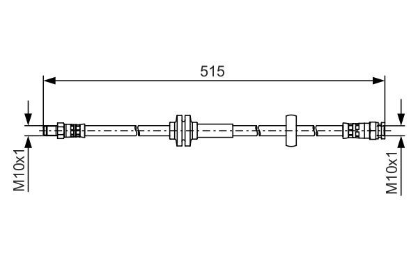 BOSCH 1 987 481 482 Brake Hose