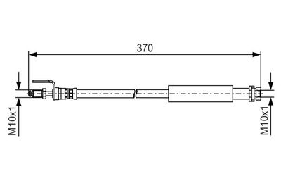 Brake Hose BOSCH 1 987 481 487